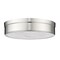 Z-Lite Anders Flush Mount, 1-Light, 15 In.W x 3.5 In.H, Polished Nickel/marbling 1944F15-PN-LED - alternate 6